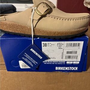 Birkenstock Leather Mules Color - Sandcastle